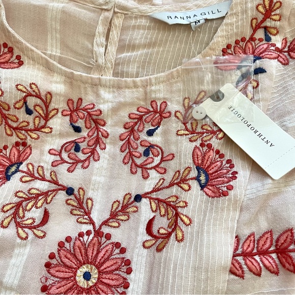 Anthropologie Embroidered Tunic Dress - Picture 9 of 9